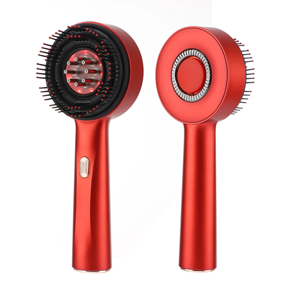 Red Light Therapy Massaging Brush